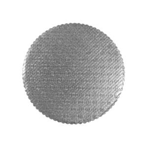 FLUTE CAKE CIRCLE/SILVER 14/BASE CIRCULAR PLATA DE 14